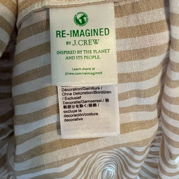 J. Crew cotton-linen tiered maxi dress. Small - Picture 8 of 10